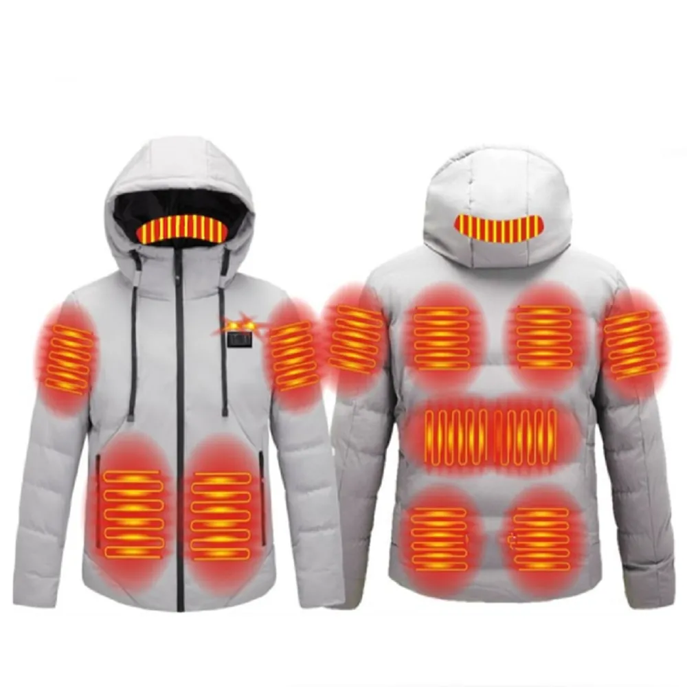 11 area heated vest men & women smart jacket