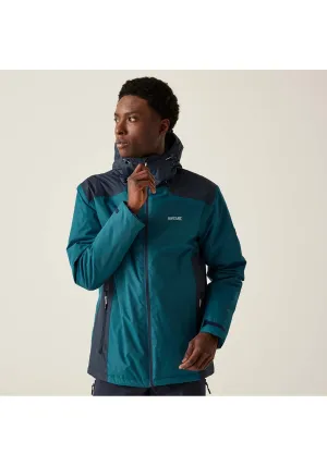 3/4 Zip Jacket - Moroccan Blue/navy