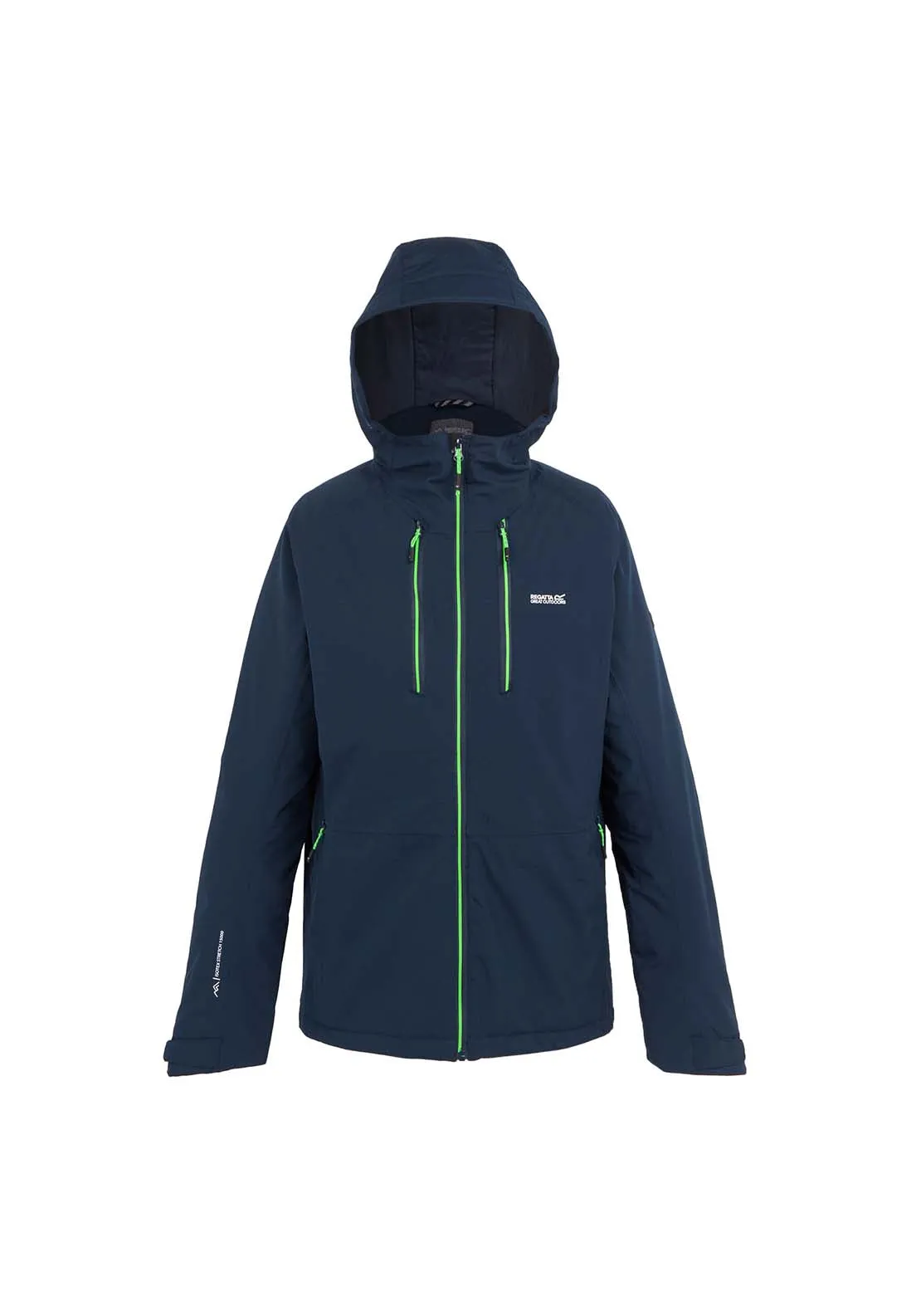 3/4 Zip Jacket - Navy Green Flash