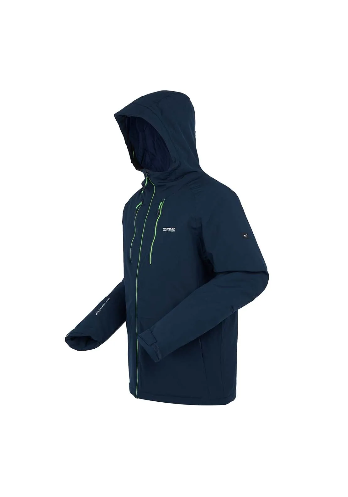 3/4 Zip Jacket - Navy Green Flash