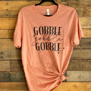 Adult Heather Orange Gobble Gobble Gobble