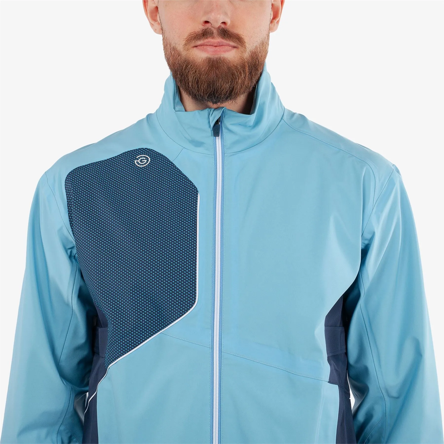 Ames PERTEX Waterproof Jacket Alaskan Blue/Navy - AW24