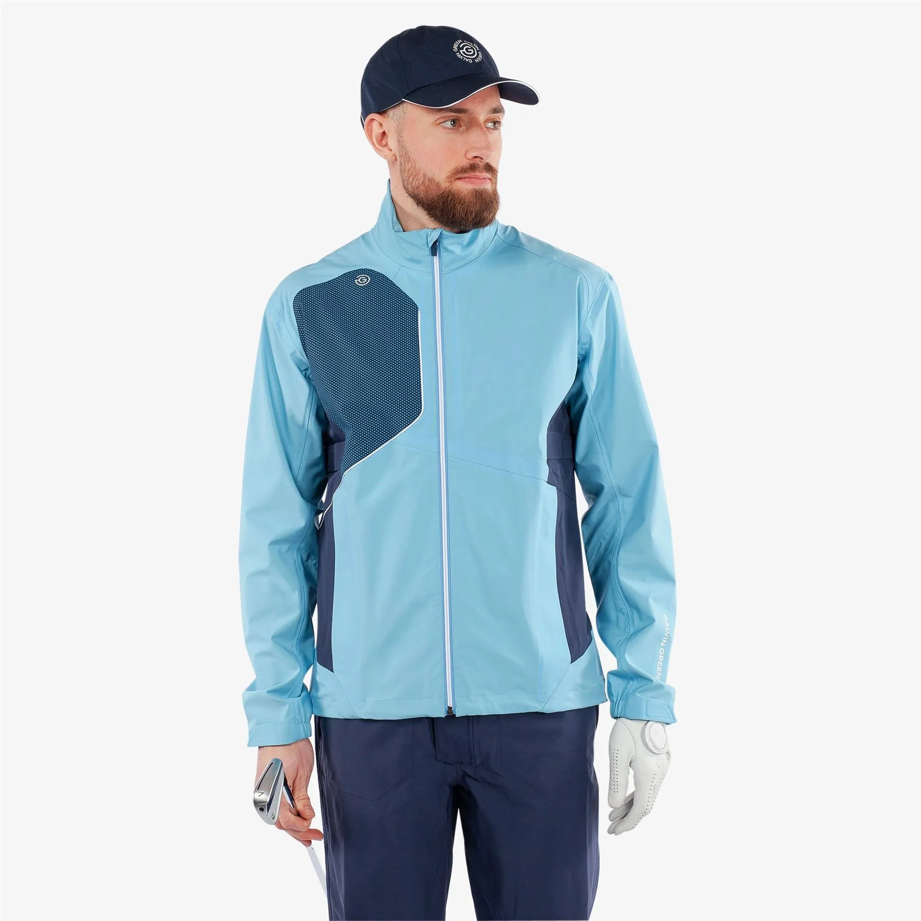 Ames PERTEX Waterproof Jacket Alaskan Blue/Navy - AW24