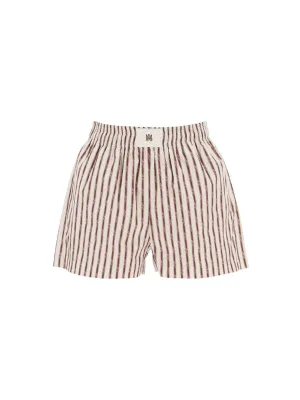 Amiri Striped Cotton Shorts