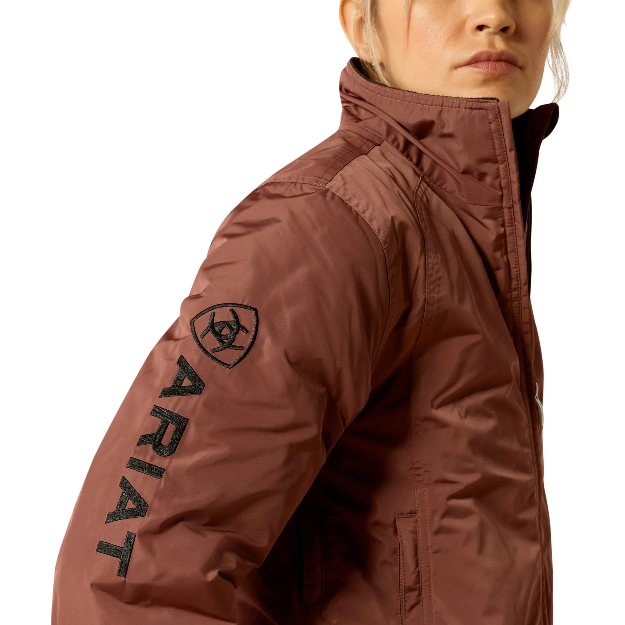 Ariat Wms Stable Insulated Jacket Marron