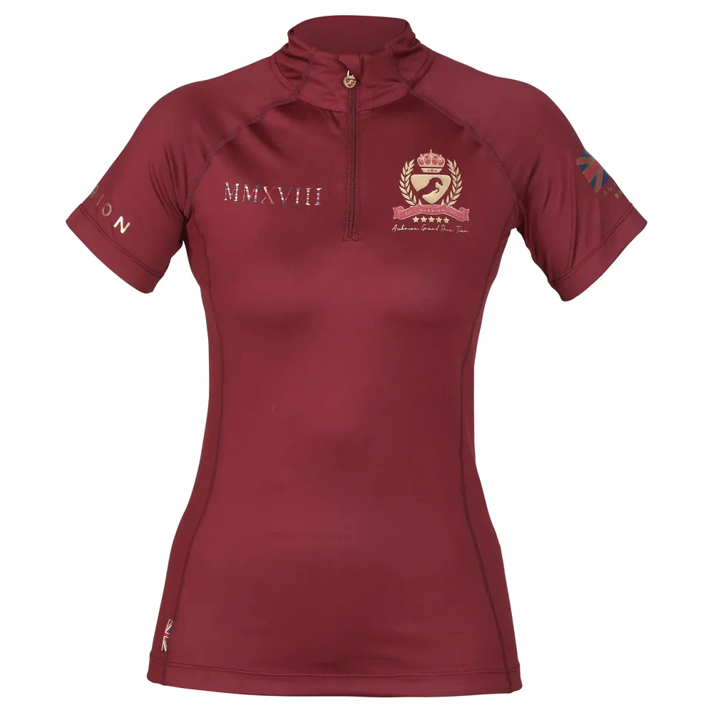 Aubrion Ladies Team Short Sleeve Baselayer