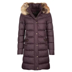 Barbour Ladies Rustington Quilted Jacket - Elderberry-Classic