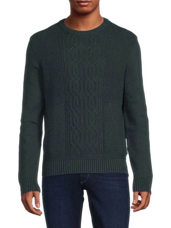 Ben Sherman Cable Crewneck Sweater