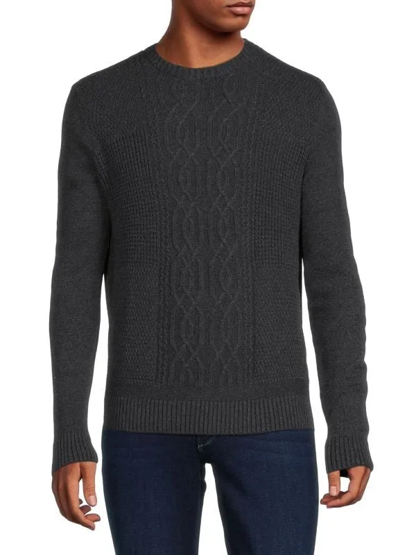 Ben Sherman Cable Crewneck Sweater