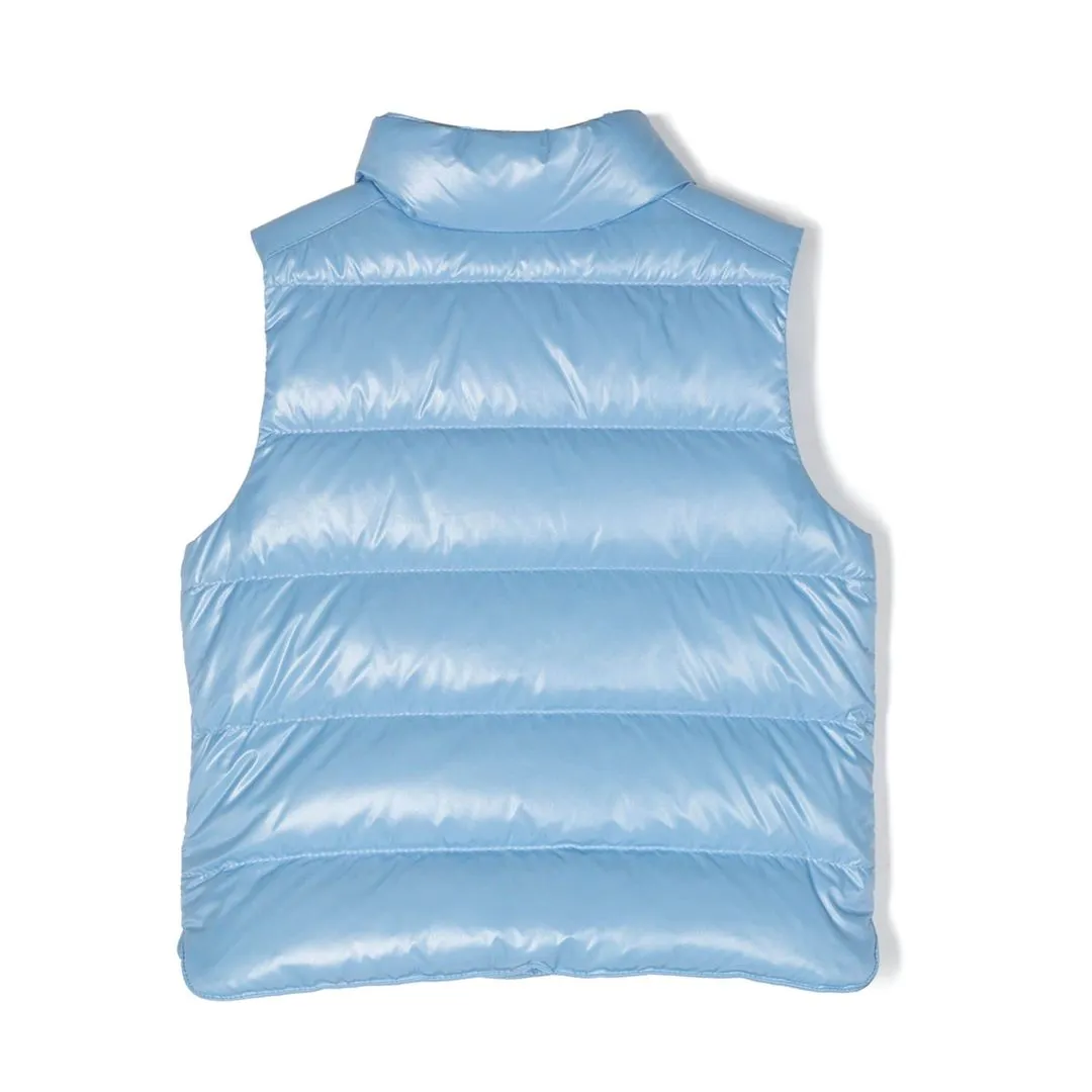 Blue Down Padded Bernard Puffer Gilet