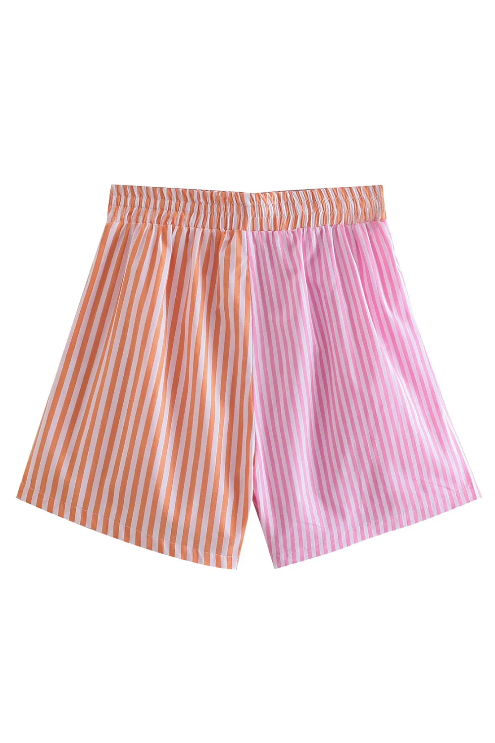 'Bobbie' Stripe Color Block Casual Shorts