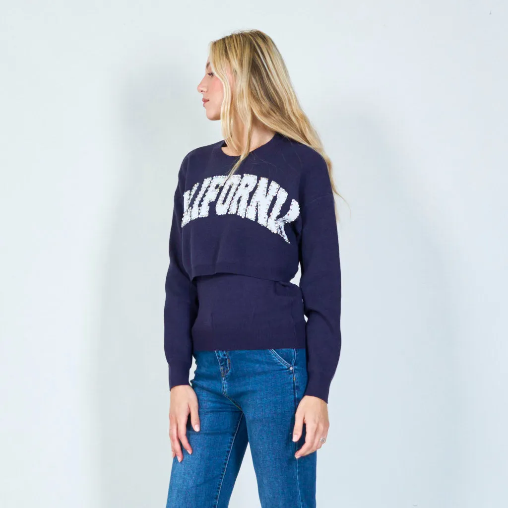 California graphic sweatshirt wholesale