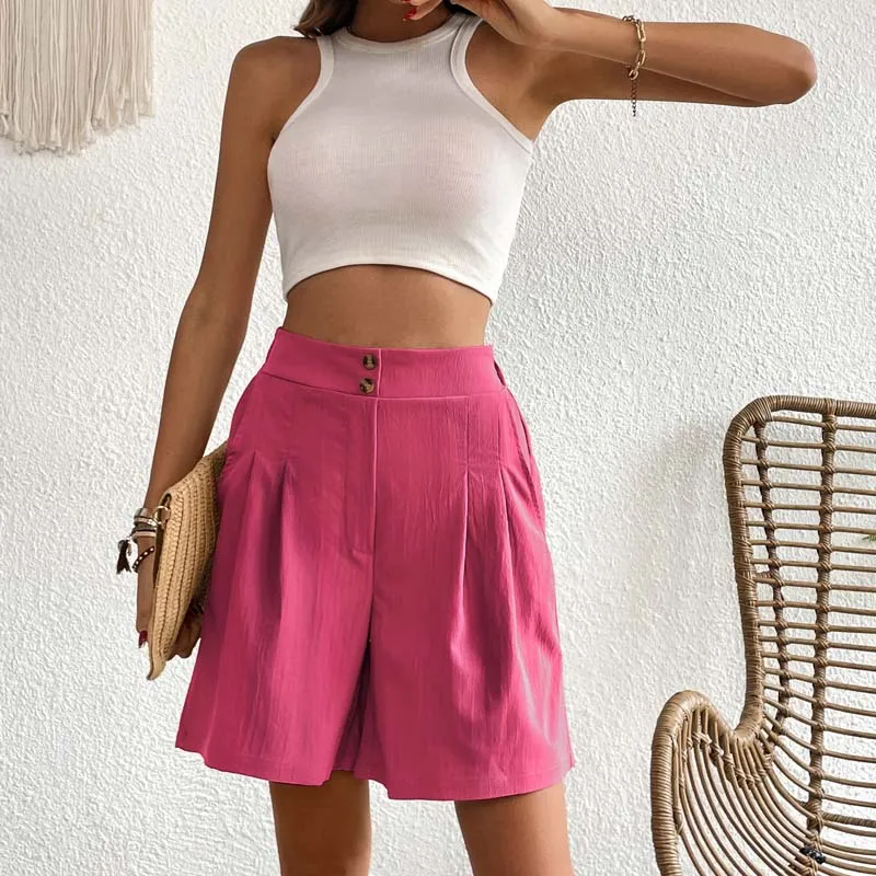 Casual Solid Colour Shorts