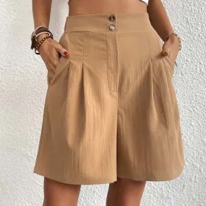 Casual Solid Colour Shorts