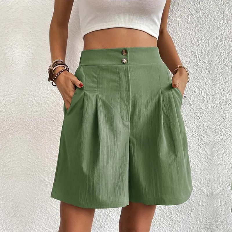 Casual Solid Colour Shorts