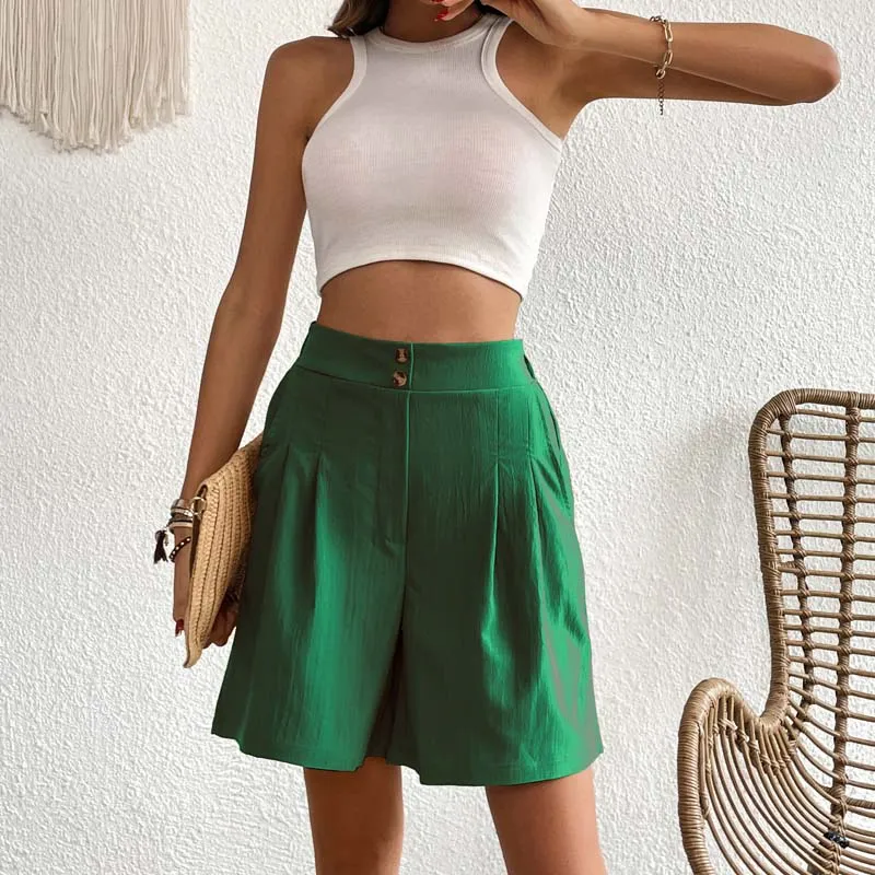 Casual Solid Colour Shorts