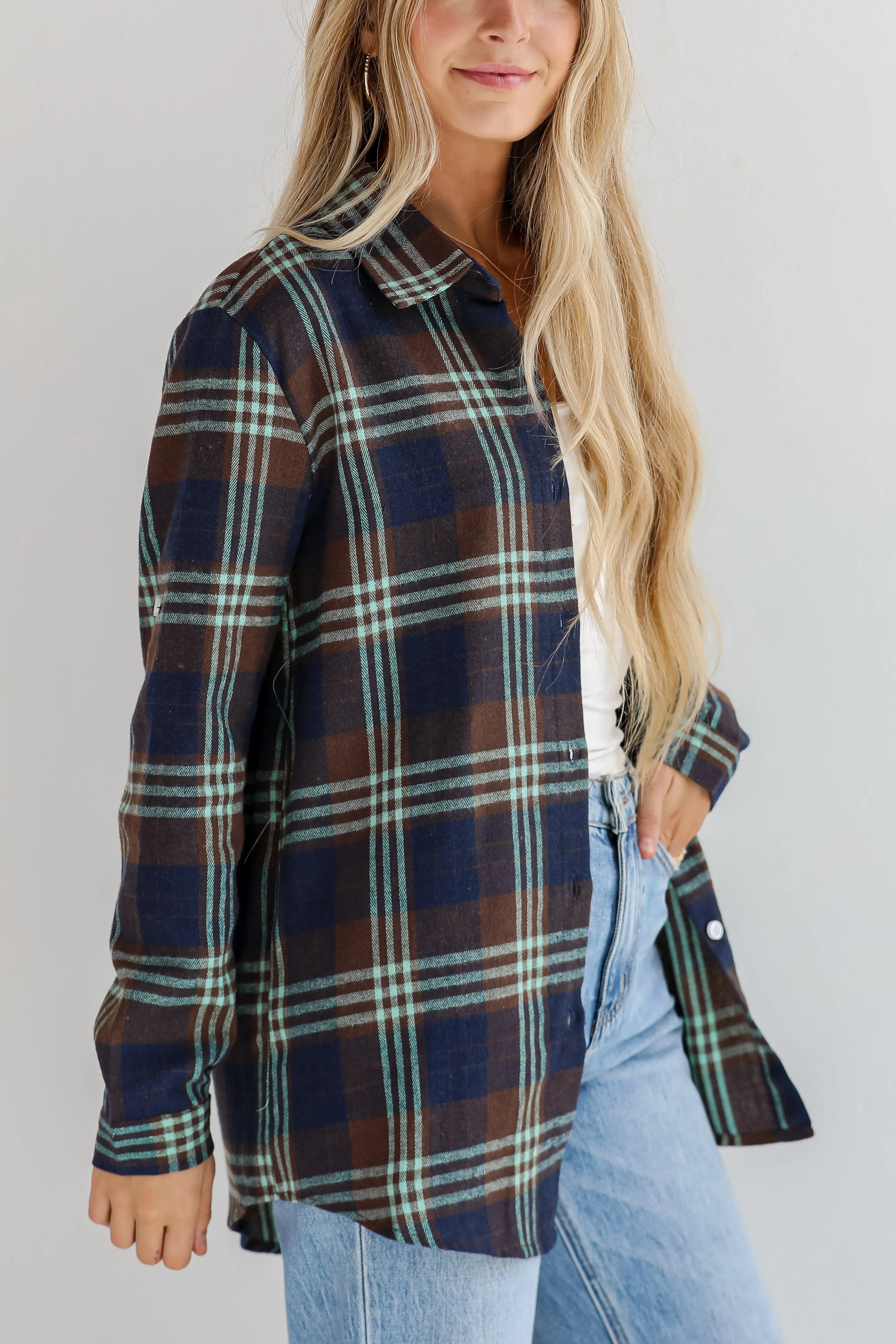 FINAL SALE - Perfectly Classic Navy Plaid Flannel