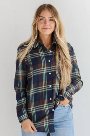 FINAL SALE - Perfectly Classic Navy Plaid Flannel