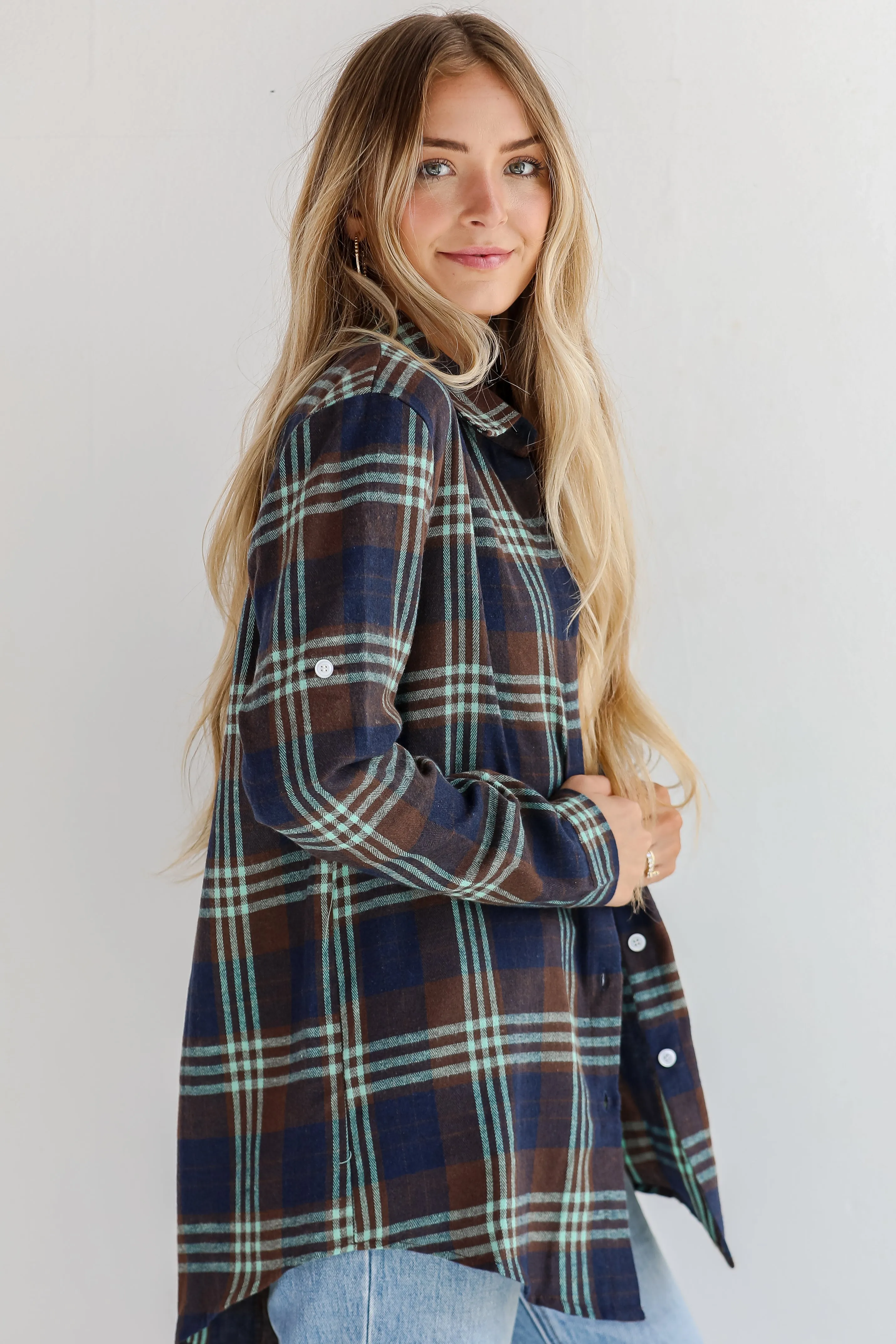 FINAL SALE - Perfectly Classic Navy Plaid Flannel