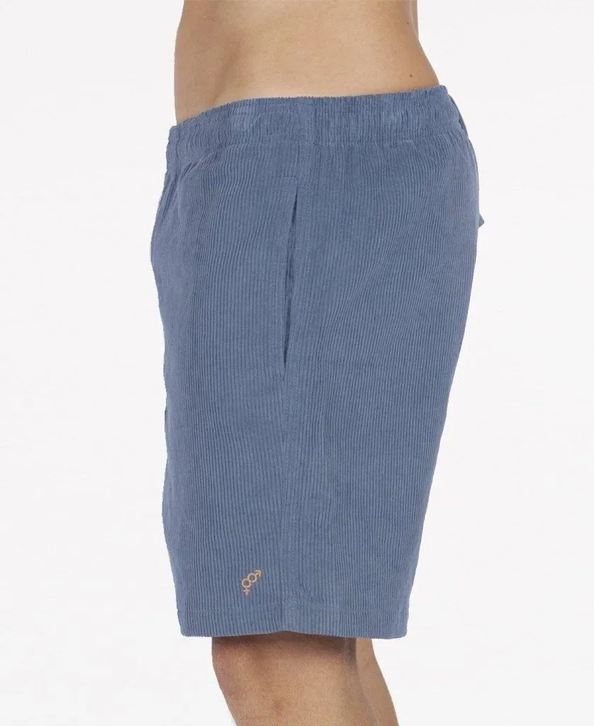 Floyd Elastic Waist Walkshort | Dusty Blue