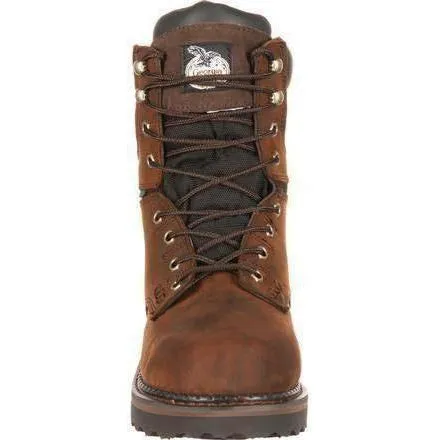 Georgia Men's Brookville 8" Waterproof Work Boot - Brown - G9134