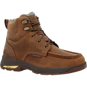 Georgia Men's Brown Athens Superlyte Waterproof 6" Lace Up Work Boot GB00547