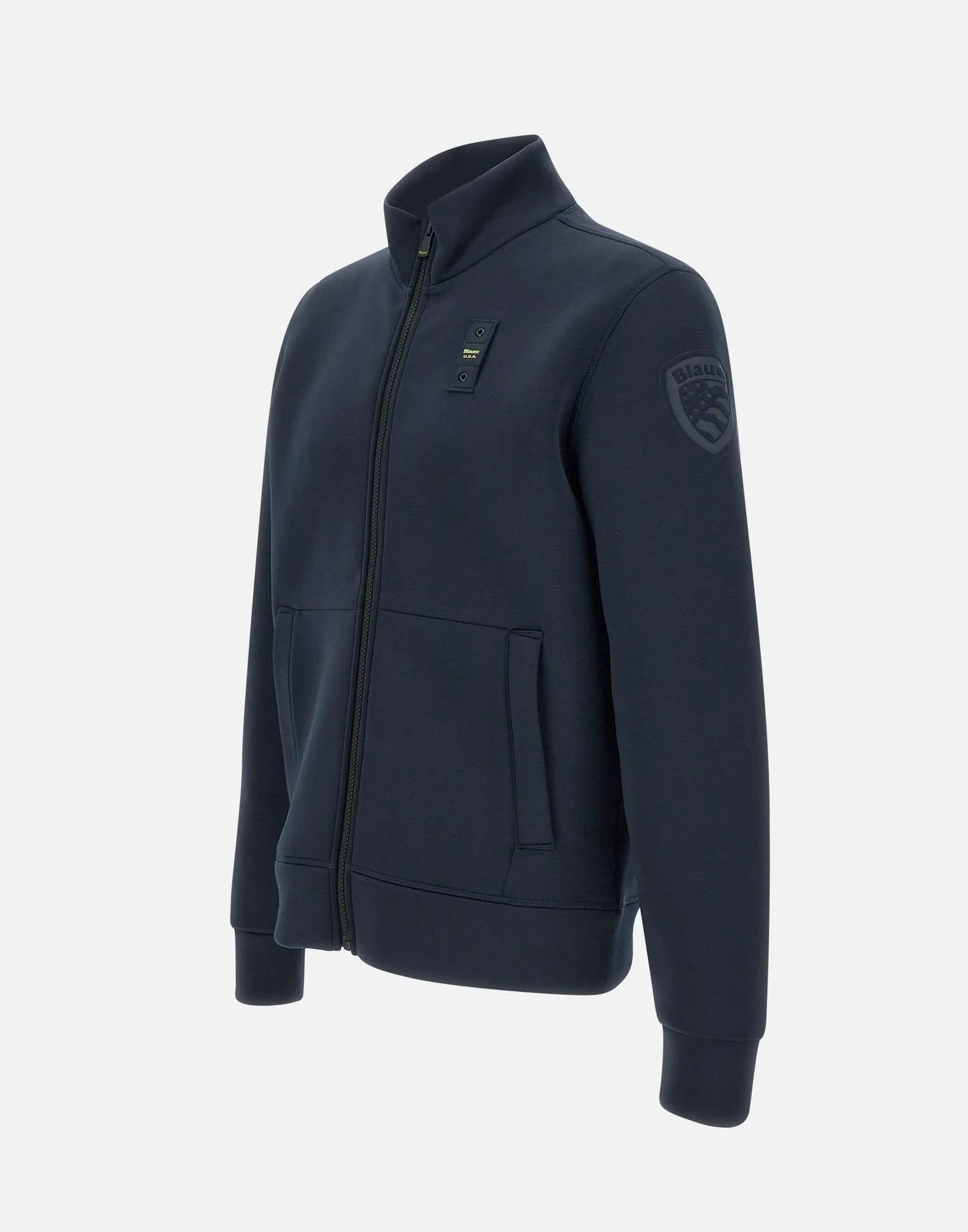 Halborn Blue Sustainable Zip Sweatshirt