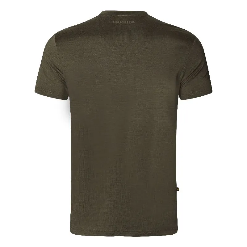 Harkila Base All Season Mens T-Shirt - Willow Green