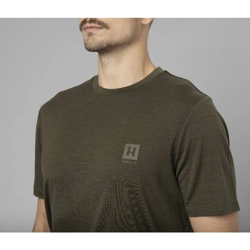 Harkila Base All Season Mens T-Shirt - Willow Green