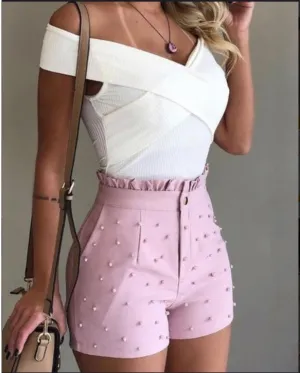 High Waist Casual Shorts