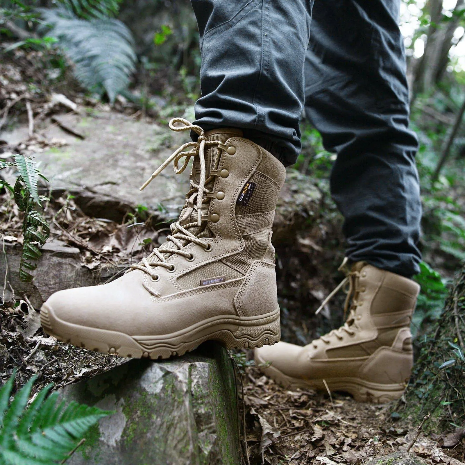 HOPPER 8" Men’s Military Waterproof Tactical Boots