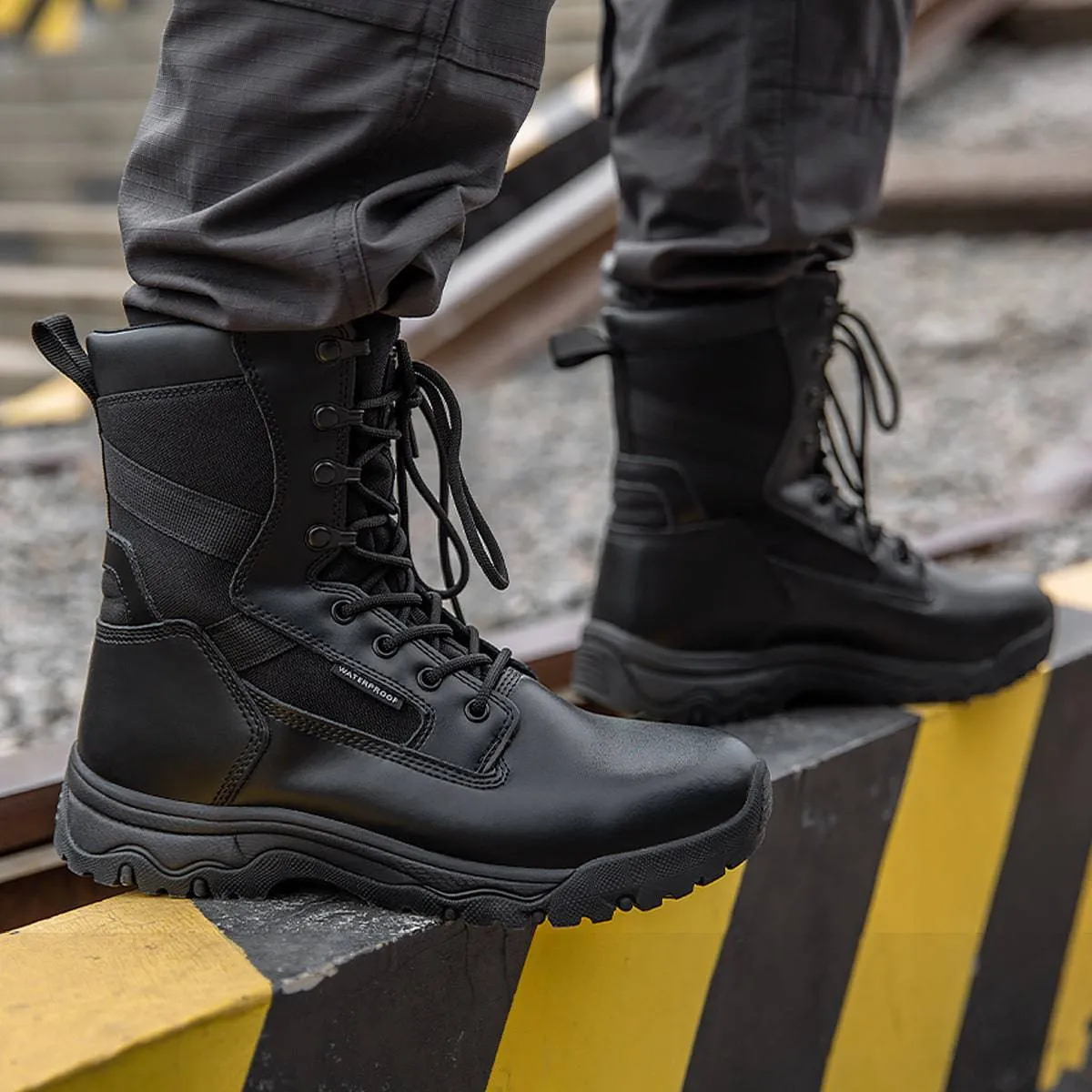 HOPPER 8" Men’s Military Waterproof Tactical Boots