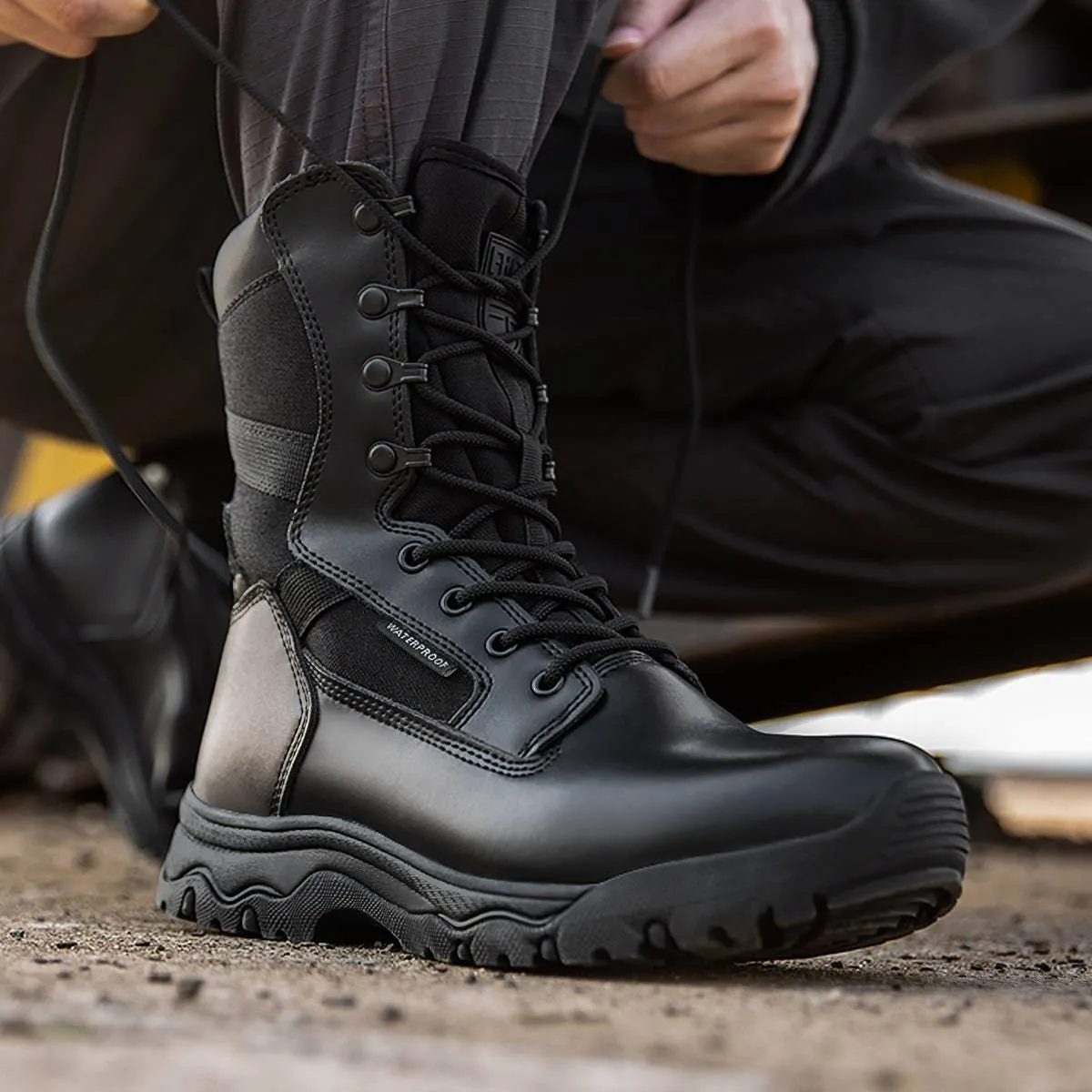 HOPPER 8" Men’s Military Waterproof Tactical Boots