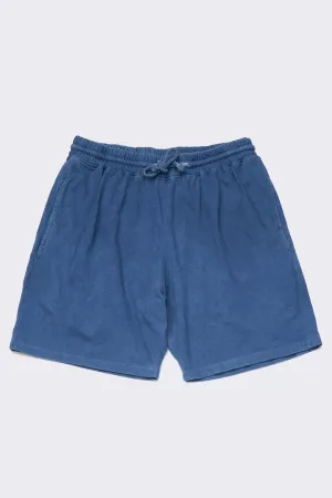 Indigo Dyed Men's Organic Athletic Shorts