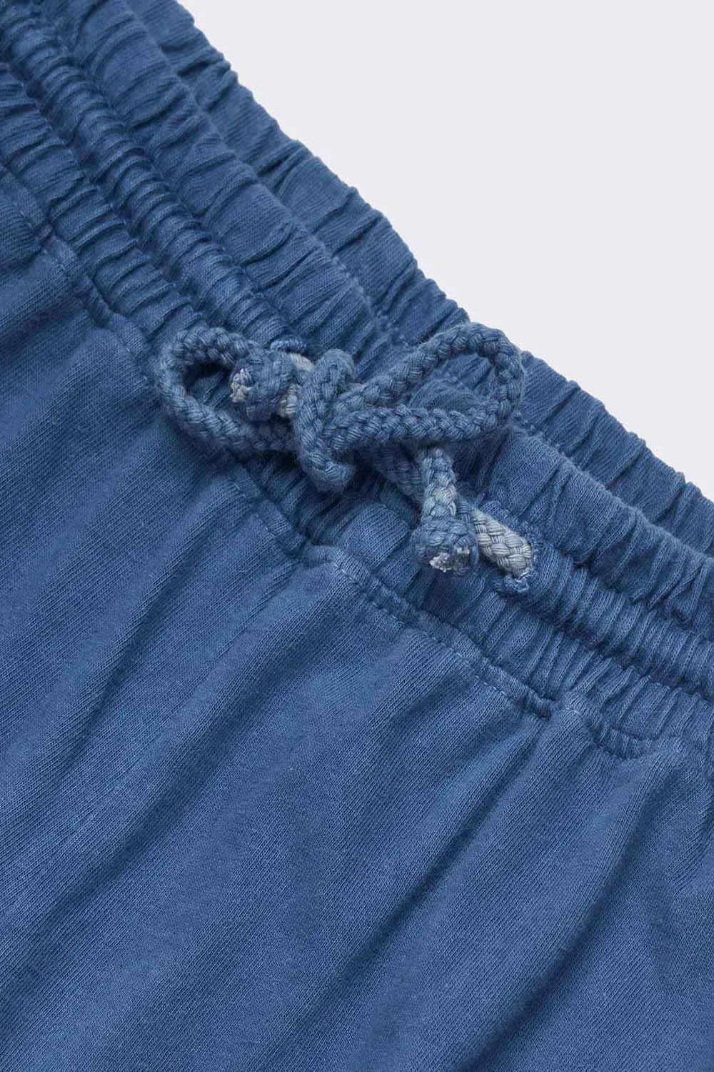 Indigo Dyed Men's Organic Athletic Shorts