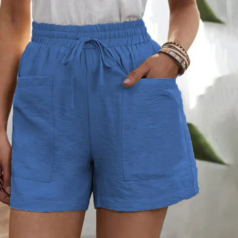 Ivyshape | Casual Shorts With Pockets