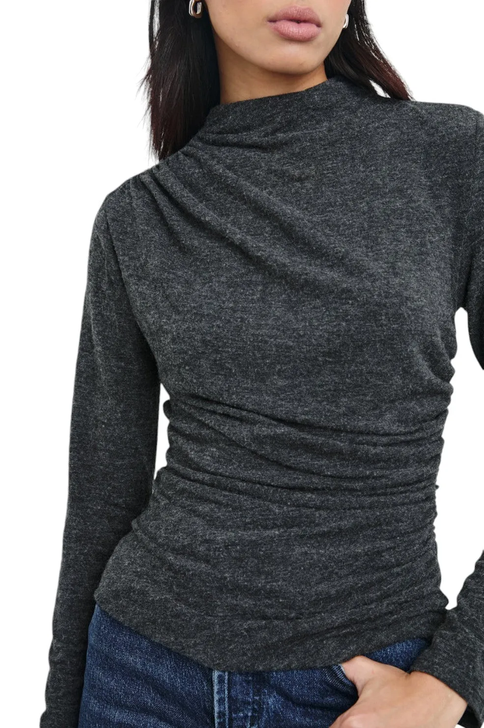 Joelle Top - Charcoal