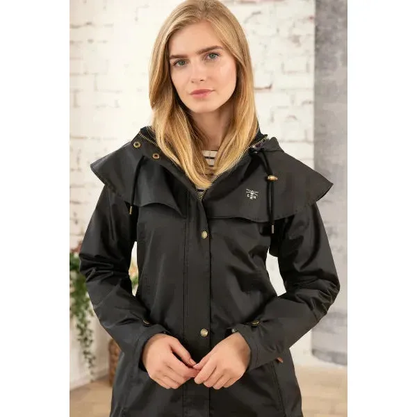 Lighthouse Outrider 3/4 Waterproof Raincoat - Black