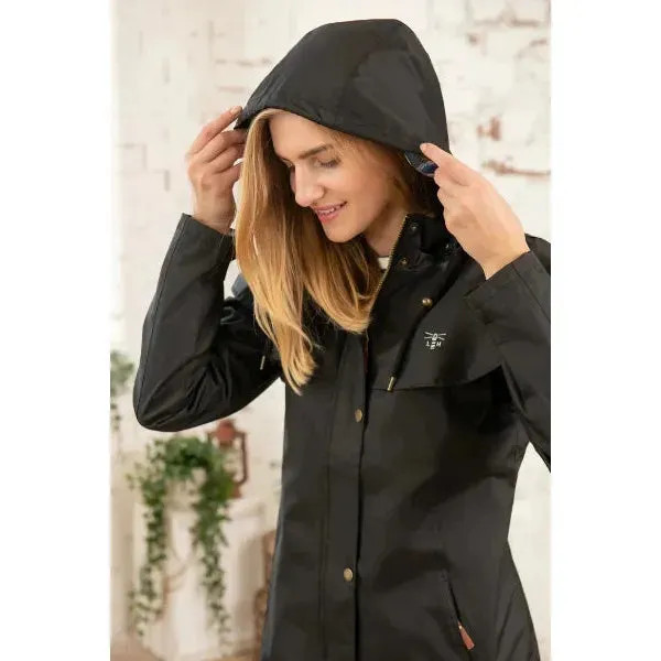 Lighthouse Outrider 3/4 Waterproof Raincoat - Black