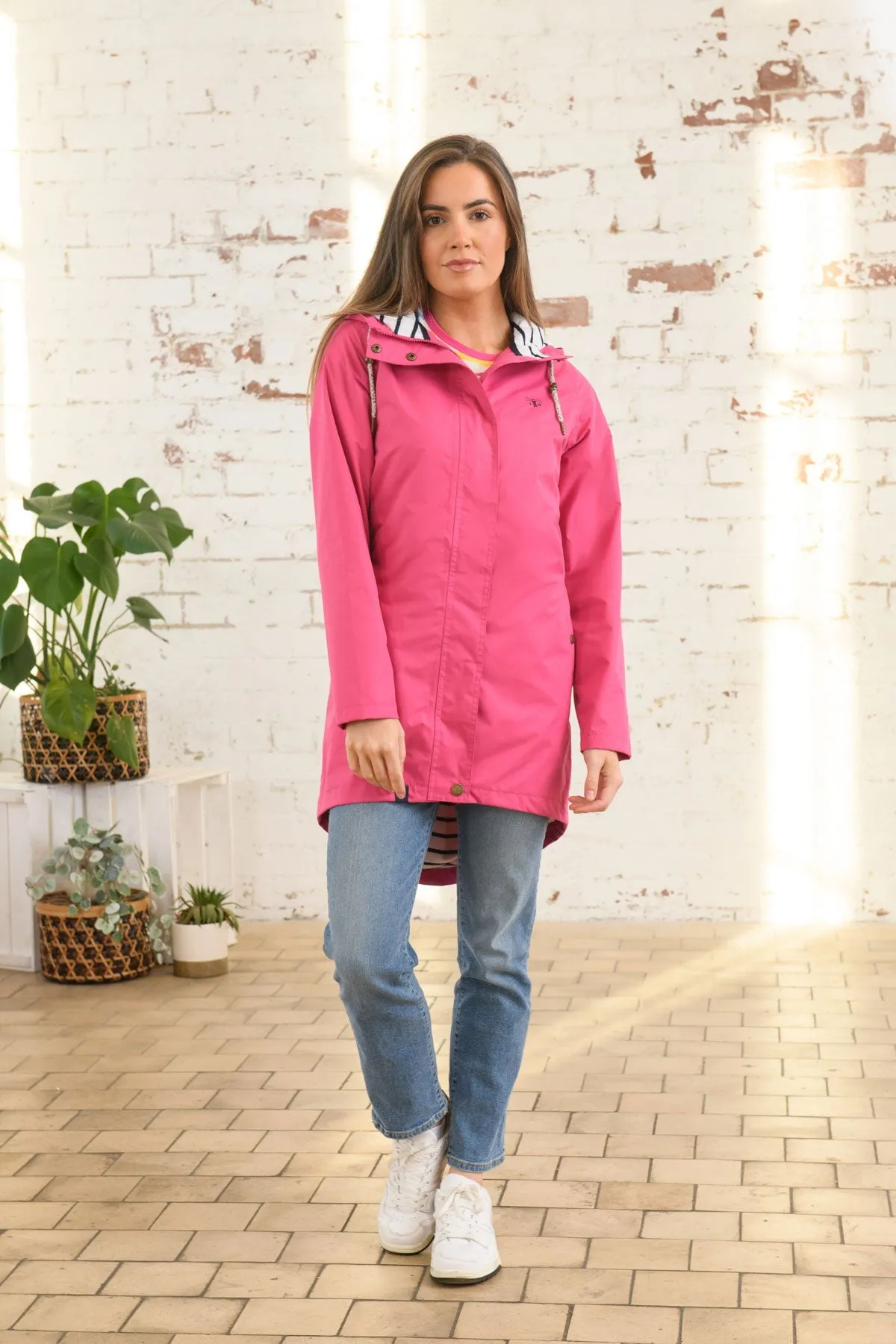 Long Beachcomber Jacket in Pink