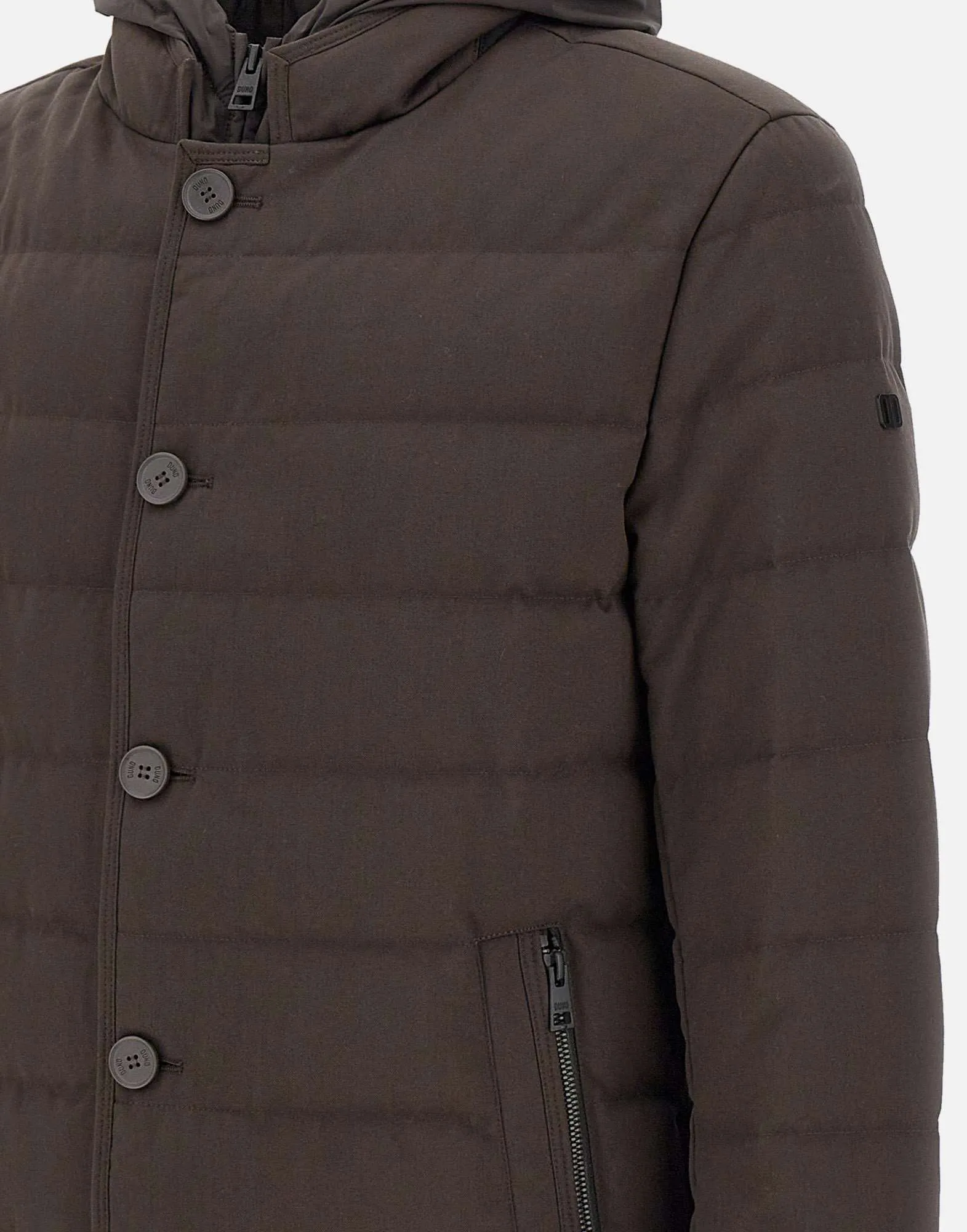 Men's Dark Brown Down Jacket