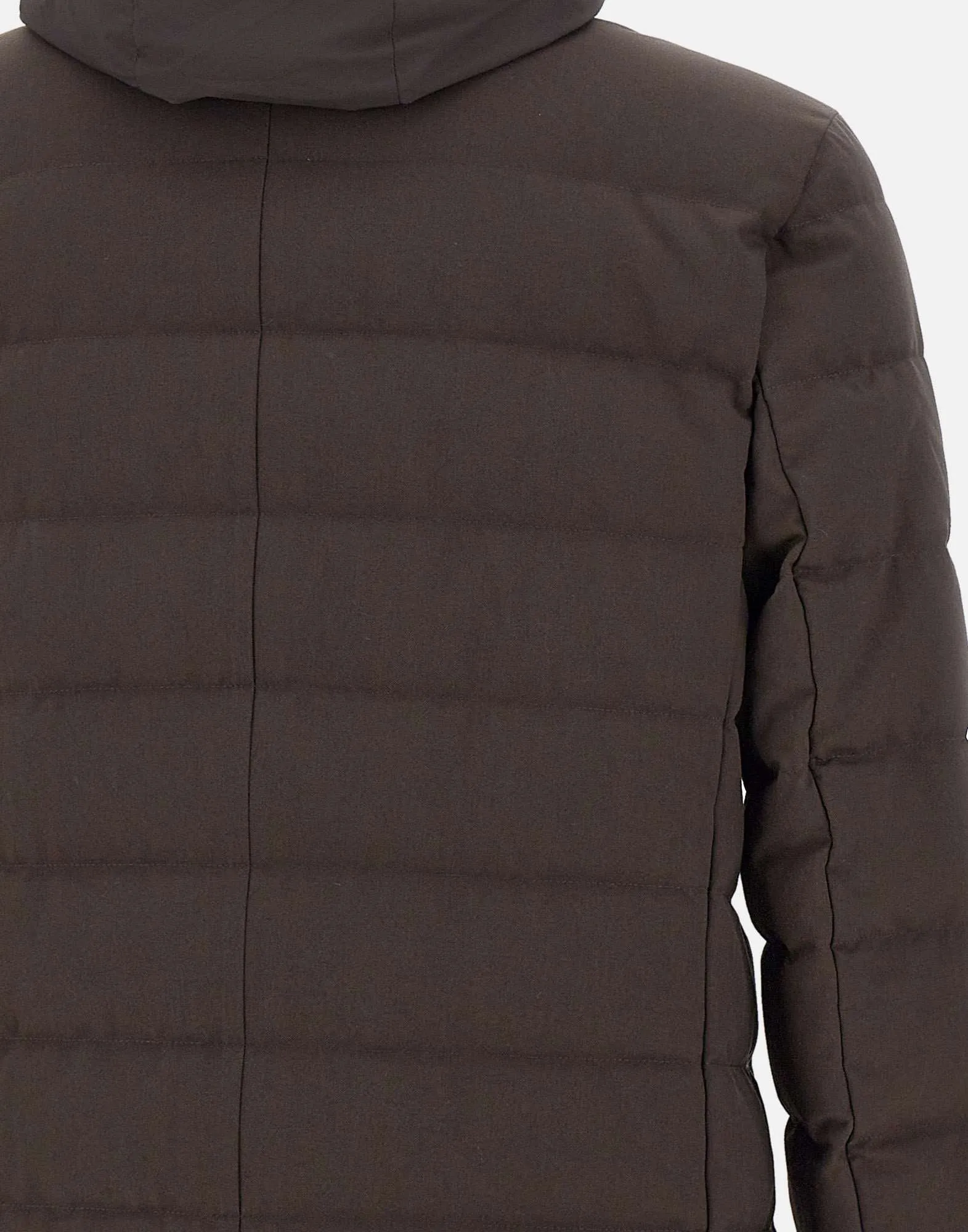 Men's Dark Brown Down Jacket