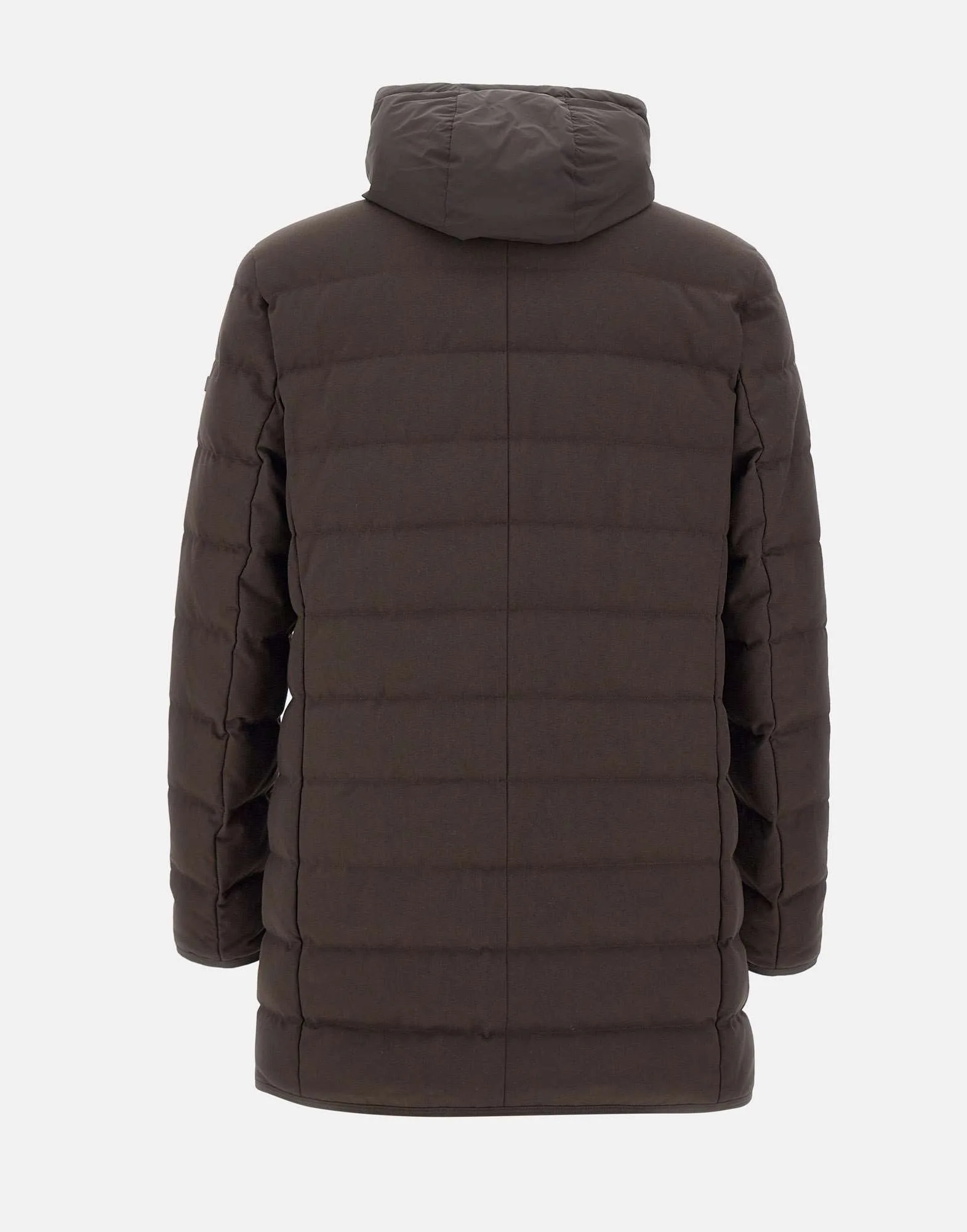 Men's Dark Brown Down Jacket