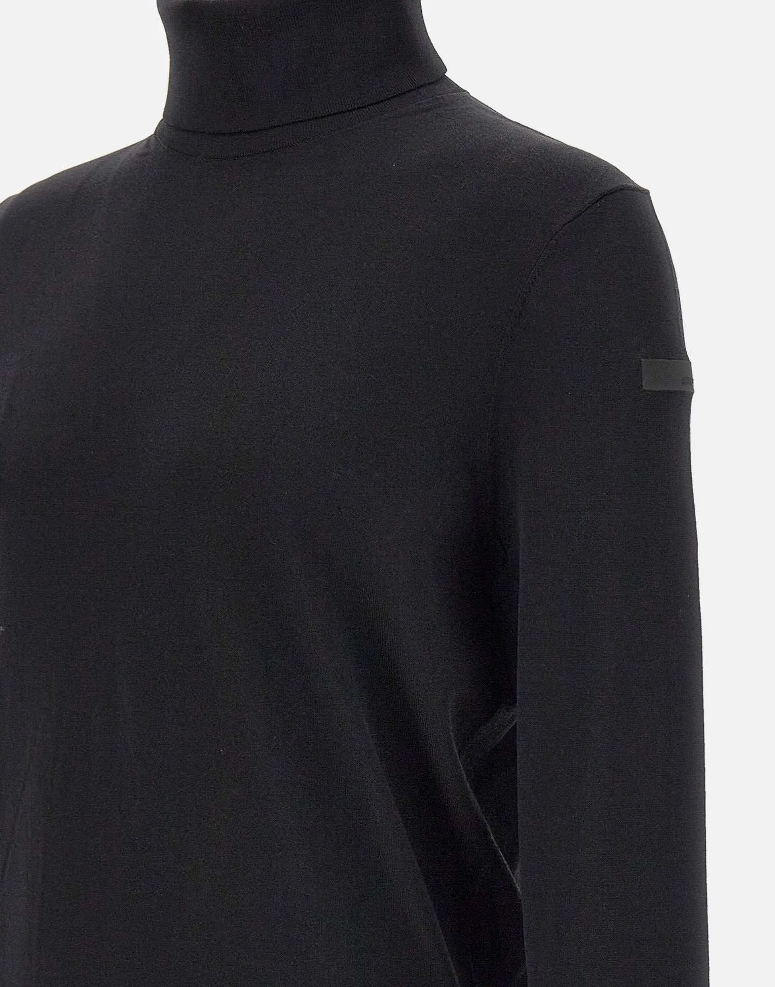 Men's Lightweight Black Turtleneck Sweater