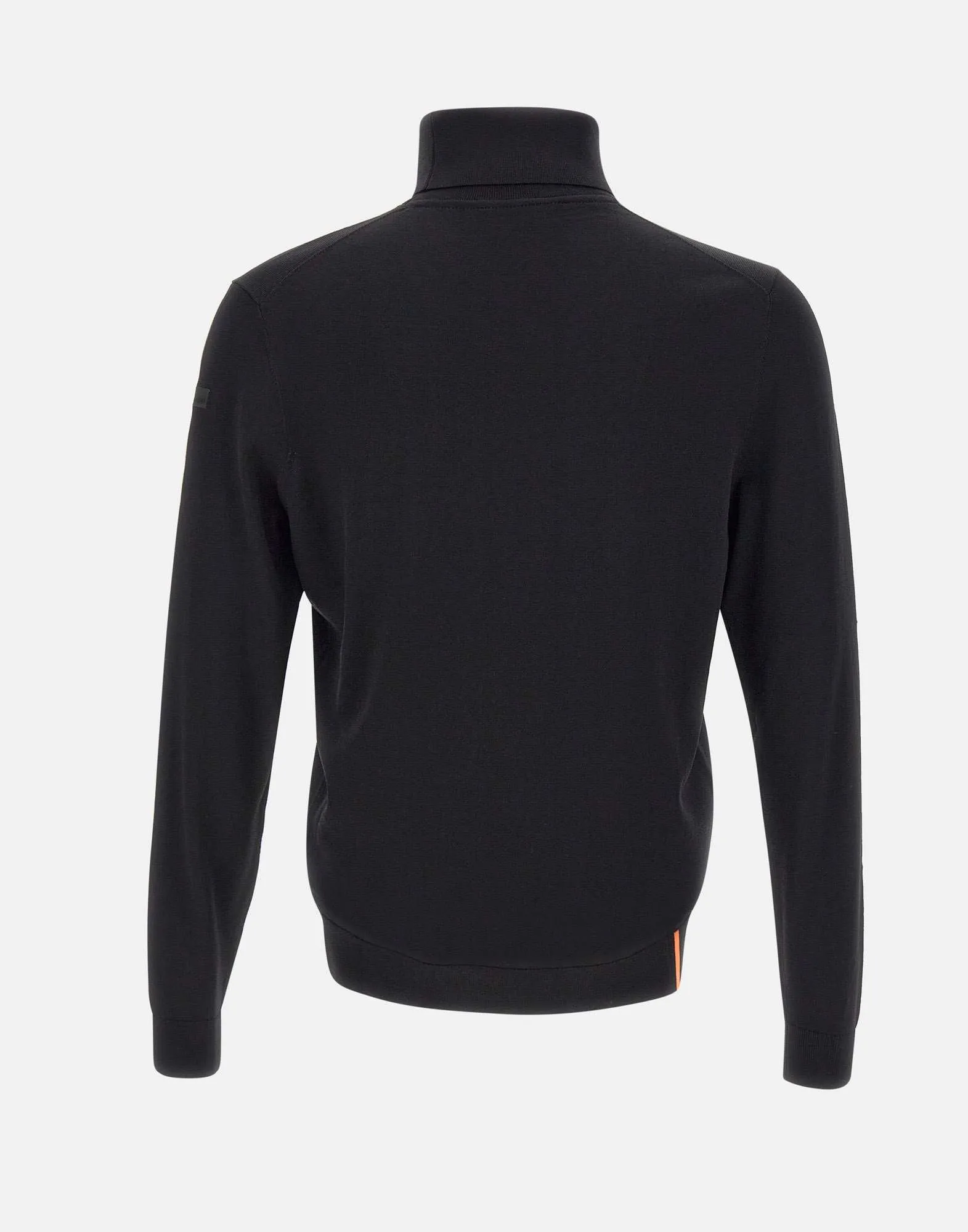 Men's Lightweight Black Turtleneck Sweater