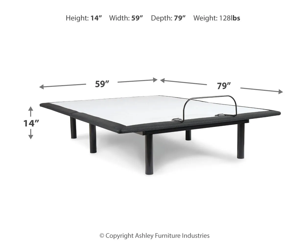 Millennium Luxury Gel Latex and Memory Foam Mattress with Adjustable Base in White