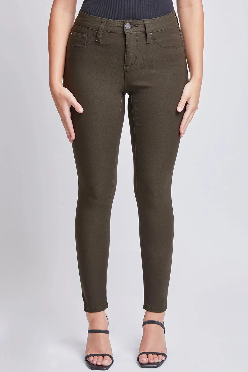 Missy Hyperstretch Skinny Jeans - Dark Olive