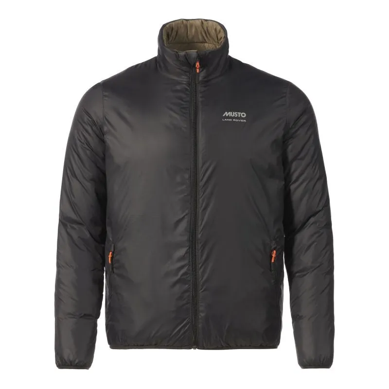 Musto Land Rover Reversible Mens Jacket - Black/Crocodile