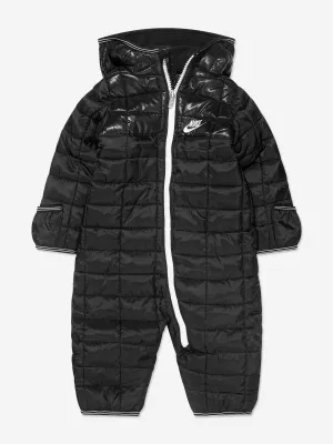 Nike Baby Boys Colourblock Snowsuit in Black