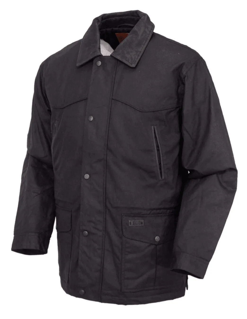 Outback Trading Company Men’s Black Pathfinder Oilskin Jacket 2707-BLK